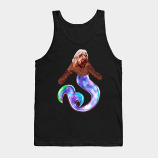 Magical rainbow mermaid Cavapoo Cavoodle - cavalier king charles spaniel poodle Tank Top